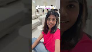 Korean glass skin treatment?? 🤔 #shortfeed #indianinkorea #shorts