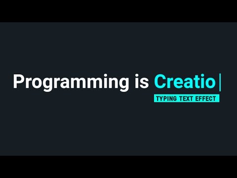 Multiple Typing Text Effect in HTML CSS & Vanilla JavaScript || Auto Text Typing Effect