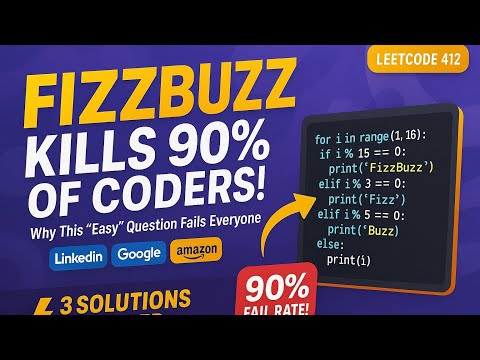 "Why This 'Simple' Interview Question Eliminates Most Candidates - FizzBuzz|#dsa #leetcode