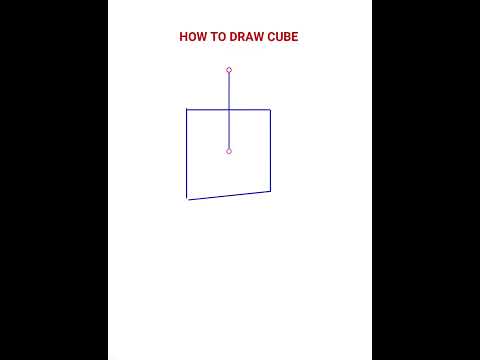 How to draw cube | How to draw 3D cube  | 3D cube #shorts #trending #3dcube #draw3d
