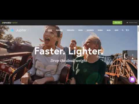 How to install Jupiter Theme and Import its Pre-made Website Templates