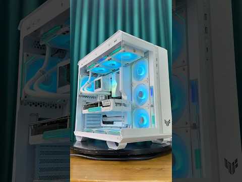 I7-13700KF with RTX4070 in White House #asmr #rog #gaming #gpu #rtx #pc