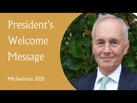 Michaelmas Term 2021 | Wolfson College President's Welcome Message