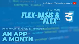What is Flex Basis and Flex in CSS Flexbox? | The Complete Flexbox Tutorial Part 11