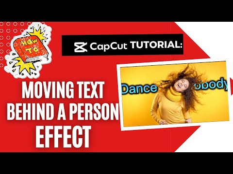Capcut for Beginners: How to Put a Moving Text Behind a Person
