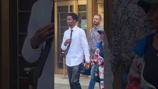 Diddy on Trial: Christian, Quincy, and Justin Combs with Grandma Janice leaving the court June 11.25