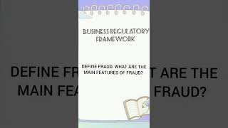 Define fraud and Features #bcom #bcomnotes #commerce