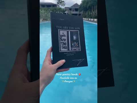 NEW poetry & prose collection -You Are The Sun ☀️ Available now on Amazon ✨ #poetry #poetrylovers