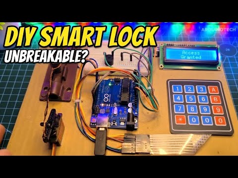 DIY Smart Lock : Unbearable Arduino Keypad Door Lock (Full Tutorial)