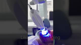 Whiter teeth in 45 mins #dentist #veneers #dentistexplains