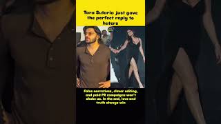 Tara Sutaria just gave the perfect reply to haters#new#trending #shorts #video