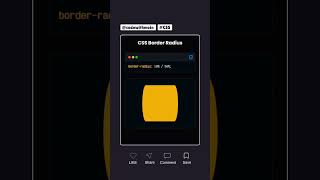 CSS Border-Radius Secrets: Beyond Just Rounded Corners! (10% 20%?!) 🎨 #CSS #WebDev