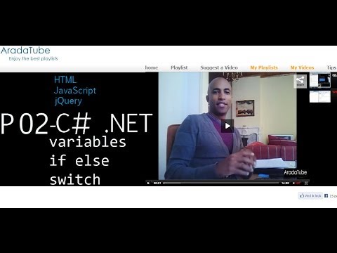 P2 C#.NET Variables; If Else; Switch Statement in Amharic