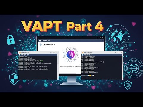 VAPT Part 4: Installing CherryTree, Live Host Discovery, Nmap, Netdiscover, Command Switches