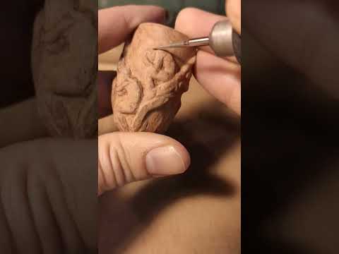 🌿Wood pipe I sculpt for my brother #ai #handmade #craft #wood #recycle