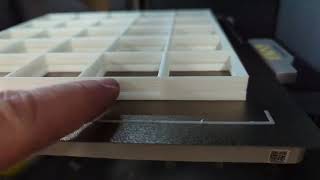 Attempt at stacking Gridfinity baseplates on the 3D printer. PART 1