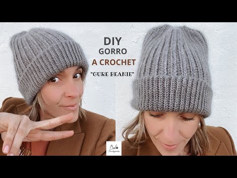 Gorro unisex tejido a crochet paso a paso "Gurebeanie" crochet beanie