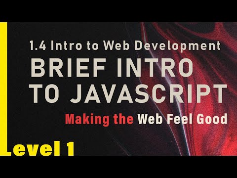 1.4 Brief intro to Javascript