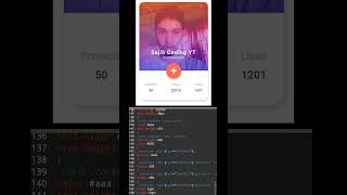 Html css profile card design #shorts #sajibcodingyt