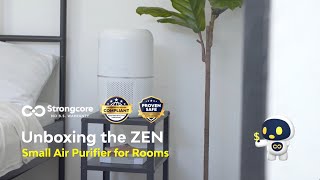 Unbox Strongcore ZEN Small Air Purifier: Clean Air, Healthier Spaces, Better Living