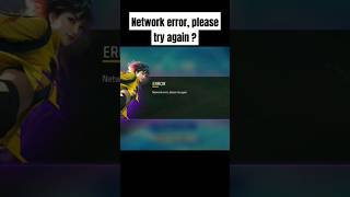 Free Fire Network Error 😂 problem today I Main Network Error please Try again l #freefire #shorts