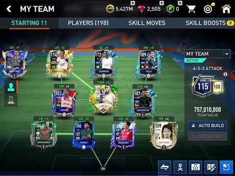 My FIFA Mobile￼ team