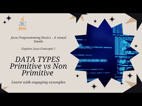 Java Data Types Explained Visually | Primitive vs Non-Primitive Made Easy for Beginners