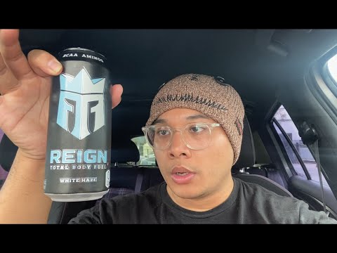 Car Vlog - Reign Energy Drink WHITE HAZE Review & Fitness Journey