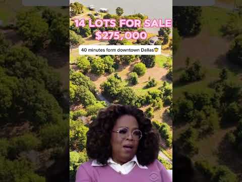 🎰Land Jackpot! Own 14 Lots with Lake Views (Oprah Says WOW!) - $275,000!  #shorts #landforsale
