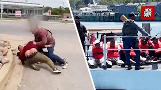 Dramatic ICE raids include takedown in Baltimore and handcuffed migrants on Nantucket boat