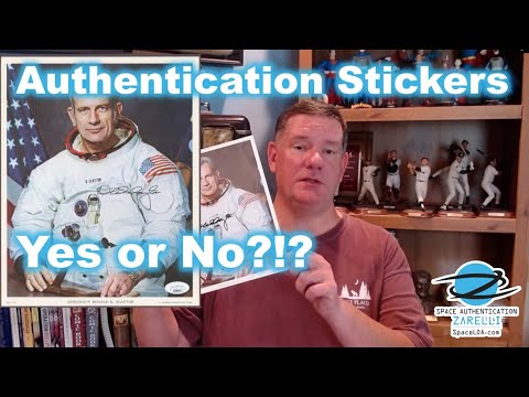 Collectibles Chat Episode 19: Is it a mistake to put Authentication Stickers on your collectibles?
