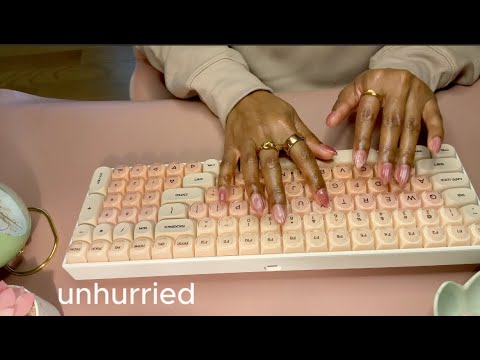 nothing presses forward | keyboard asmr