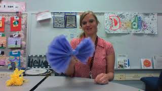 DIY How to create an easy Tissue Paper flower tutorial with center 1