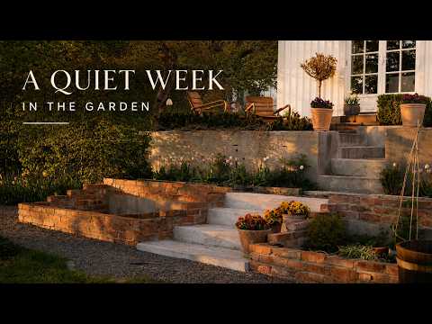 A Quiet Week in the Garden | Finishing Old Projects & Starting a New Garden Room