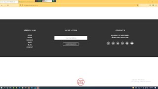 How To Make Footer Design || With  HTML And CSS || Freelancer Shahjalal Tutorials