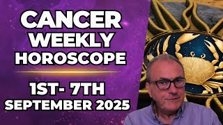 ♋ Cancer Weekly Horoscope | September 1–7, 2025 | Patrick Arundell Astrology