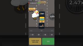100$ bet crazy Chicken Road 2 #crossyroad #gaming #gambling #gamblingtips #gamblingwin