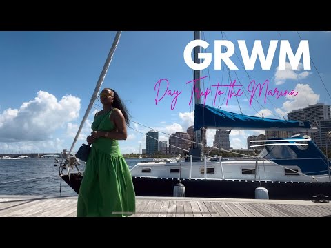 GRWM for a Day Trip to the Marina | Spring/Summer Maxi Dress | MINI VLOG