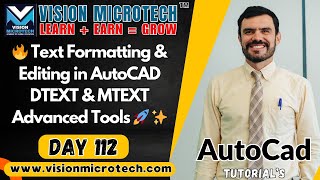 🔥 Text Formatting & Editing in AutoCAD | DTEXT & MTEXT Advanced Tools 🚀 ✨