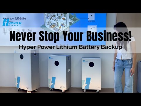 Never Stop Your Business – Hyper Power Lithium Battery Backup (20 kWh)