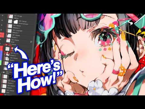 Learn How To Make Your Art POP By Copying Mika Pikazo