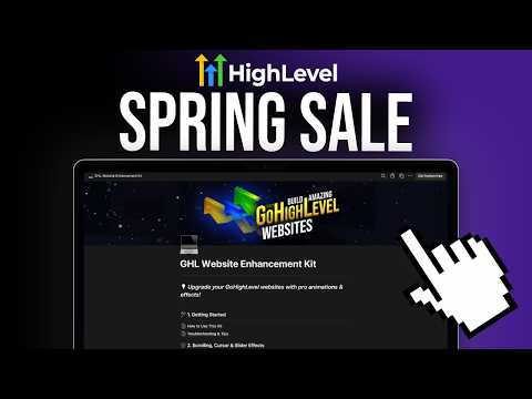 Get The Best GoHighLevel Custom Website Effects And Sections Today!