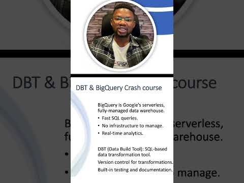 DBT BigQuery Data Engineering crash course #DataEngineering #DBT #BigQuery #SQL #CloudComputing #ETL