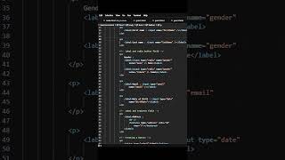 FORM IN HTML | #HTML PROJECTS | html project for beginners