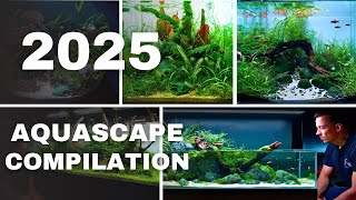 MY TOP 10 BEST AQUASCAPES FROM 2025! Epic Build Video Compilation