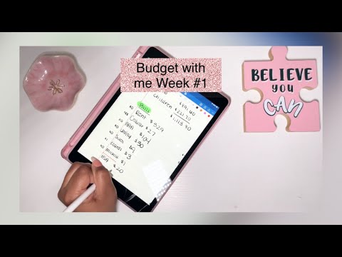 April 2025 | Week 1 | Budget with me | #budgeting #cashstuffing #debtfreejourney