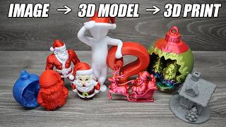 I Turned Christmas Images Into 3D Prints Using AI