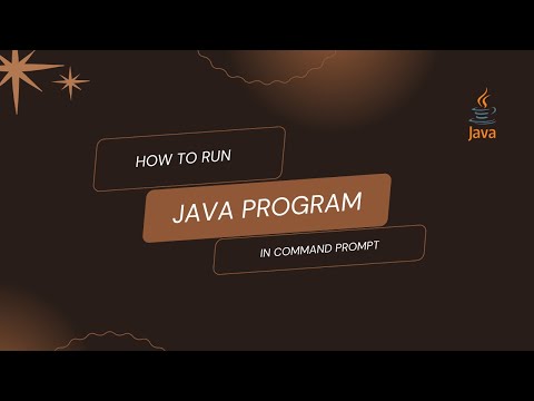 How to Compile and Run Java Program in Command Prompt | Java for Beginners