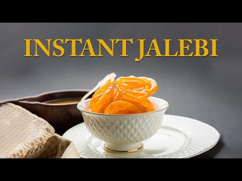 Instant Jalebi Recipe (Urdu Hindi) | Jalebi in Desi Ghee | How to Make Sheera for Jalebi