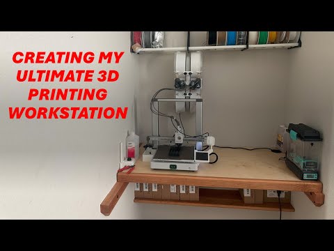 Creating the Ultimate 3D Printing Station for My Bambu Labs A1 Combo